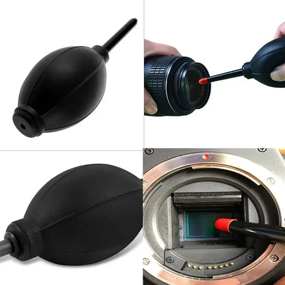 SLR Digital & Mirrorless Camera Cleaning Kit — Includes Air Blower, Lens Cloth for Canon, Nikon, Laptop, Keyboard