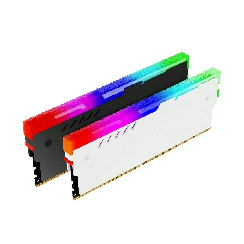 TEUCER ARGB RAM Cooling Kit – Memory Heat Sink Vest for PC Desktop Computers
