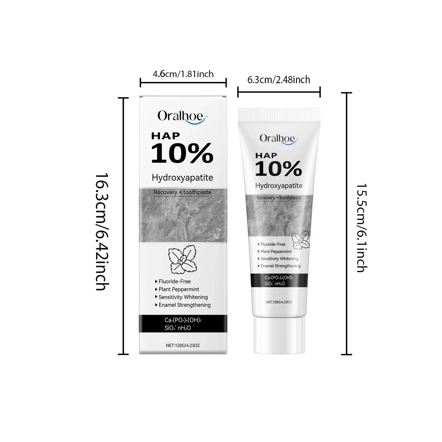 Whitening Toothpaste with Hydroxyapatite – Enamel Repair, Stain Removal & Fresh Breath