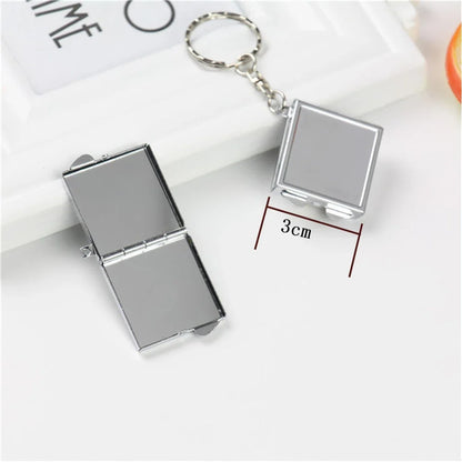 12PCS Metal Pocket Compact Mirrors - Sublimation Blank Travel Makeup Mirrors for Women & Men