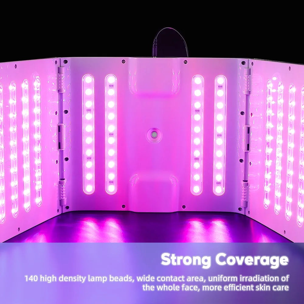 7 Color LED PDT Nano Water Sprayer Skin Rejuvenation Photon Therapy Mask for Home SPA