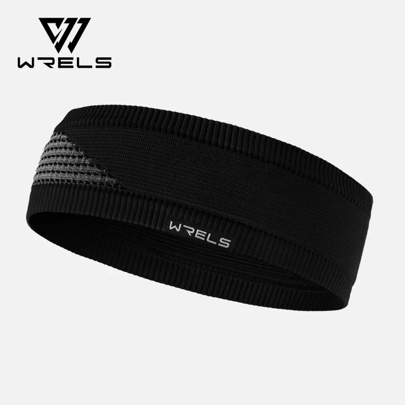 WRELS Wide Sweatband – No-Slip Moisture Wicking Headband for Men & Women, Yoga & Workout Fitness Training