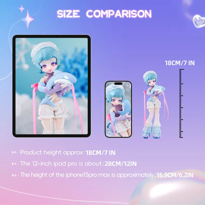 Eve Lynna Dream Park Series BJD Movable Doll – Kawaii Blind Box Anime Figurine, Trendy Surprise Toy Gift for Boys & Girls