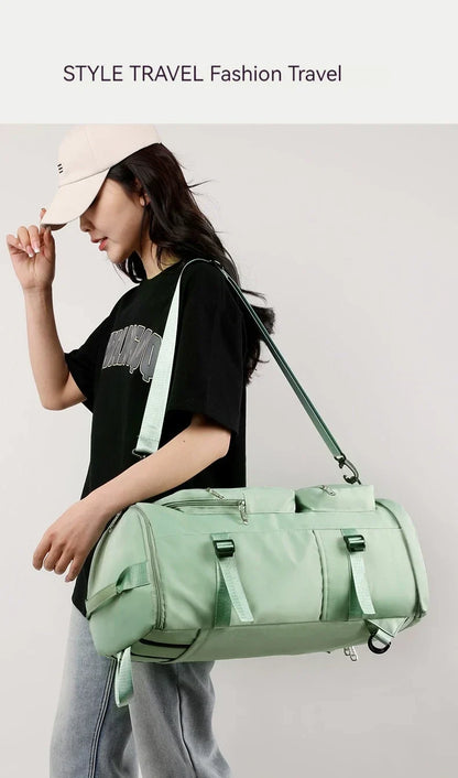 Outdoor Travel Backpack — Single Shoulder Crossbody Bag for Swimming & Fitness
