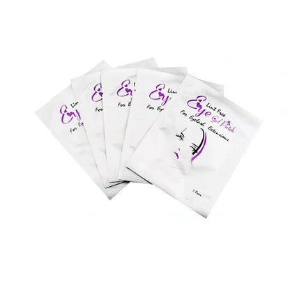 100 Pairs Eyelash Extension Eye Patches — Under-Eyelash Stickers for Lash Extensions and Eyelid Building Supplies