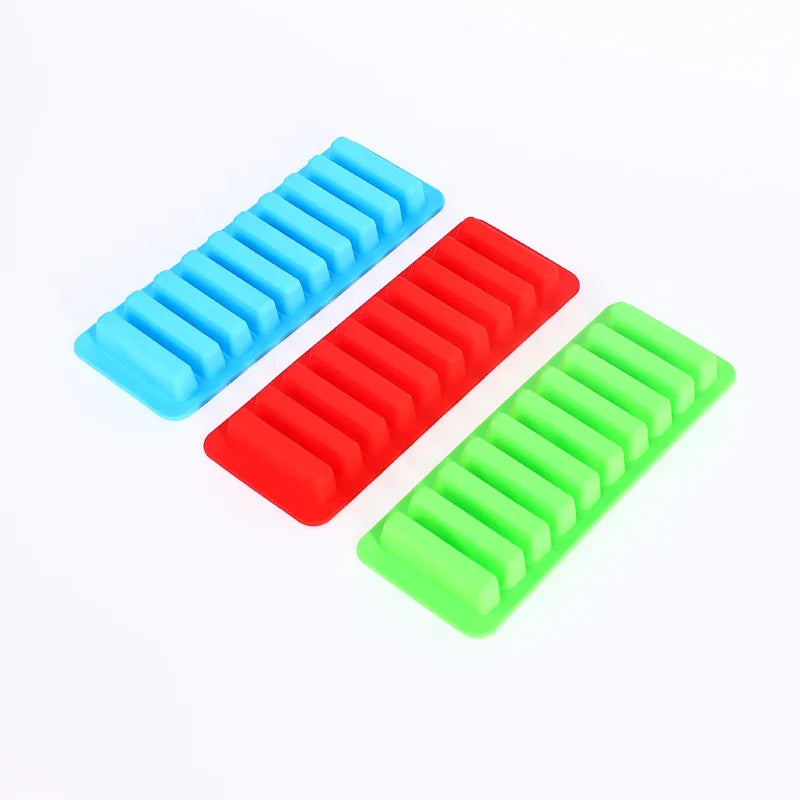 10 - Grid Stick Shape Silicone Ice Tray for Easy Release Fun