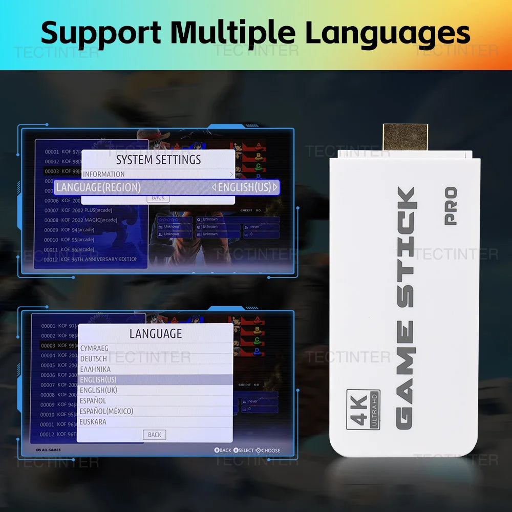 M15 4K Mini Game Stick Console – Retro Handheld with 20,000 Games, HD Video, and 2.4G Dual Wireless Controllers