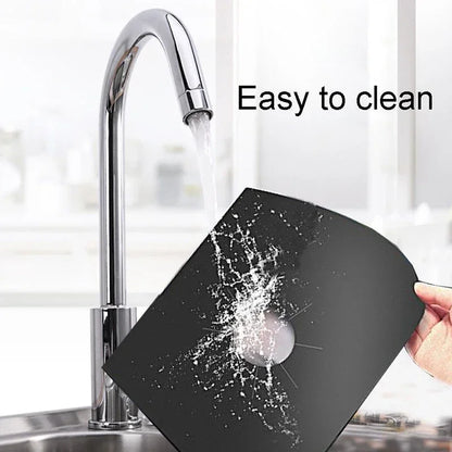 Premium 1/4PC Kitchen Accessories Mat & Stove Cover Set - Gas Stove Protector and Burner Liner Combo