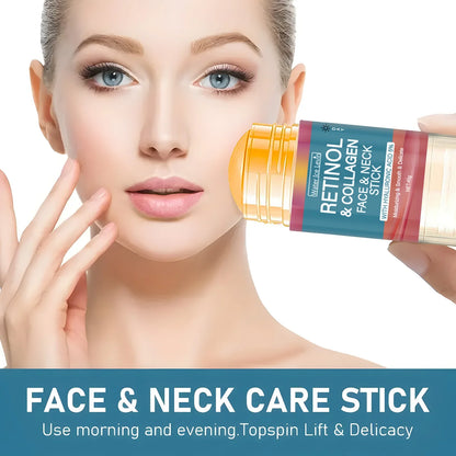 Retinol Lifting & Firming Face Cream Stick — Collagen Moisturizer, Wrinkle Smoothing, Whitening & Brightening Skincare