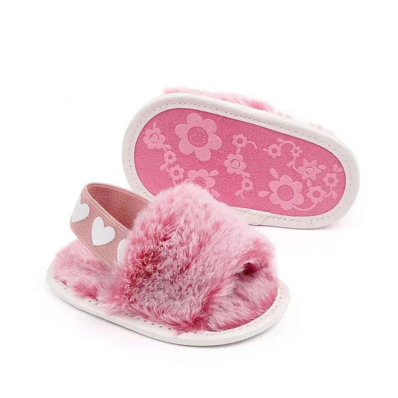 Meckior Baby Walking Shoes — Breathable Soft Sandals for Girls, Color Block Garden Shoes 0-18M