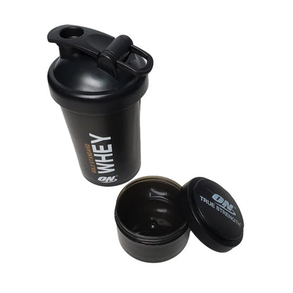 Shaker Protein Bottle - Powder Shaker Cup with Ball Kit, High Capacity Plastic Blender Bottle for Fitness and Water