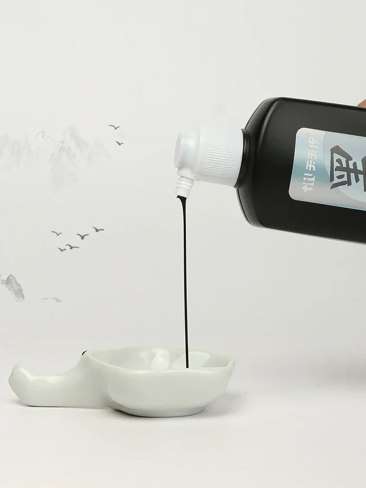 Sumi Liquid Ink 50ml/100ml/250ml – Professional Traditional Chinese Calligraphy & Brush Painting Ink