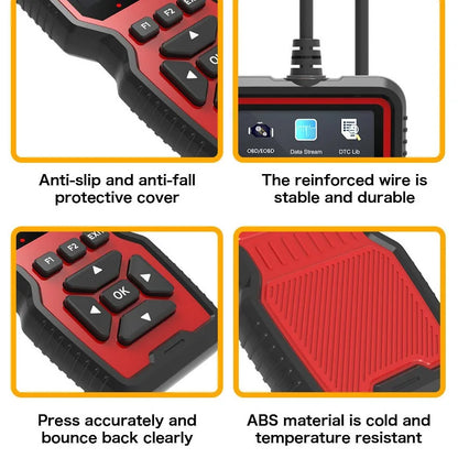 OBD2 Auto Engine Fault Diagnostic Tool V519 – Multi-Language Detector & Reading Card