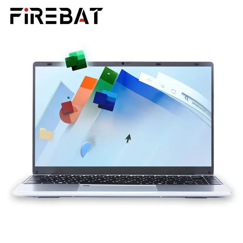 FIREBAT A14 Laptop — 14.1" FHD | Intel N5095 | 16GB LPDDR4 RAM | 512GB/1TB SSD | Lightweight Business Notebook with Fingerprint Unlock