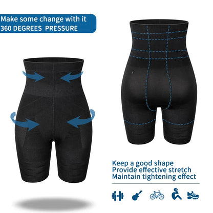 Men's Tummy Control Shorts – High Waist Slimming Shapewear for Abdomen, Belly Flat Body Shaper, Compression Boxer Briefs, Size 3XL