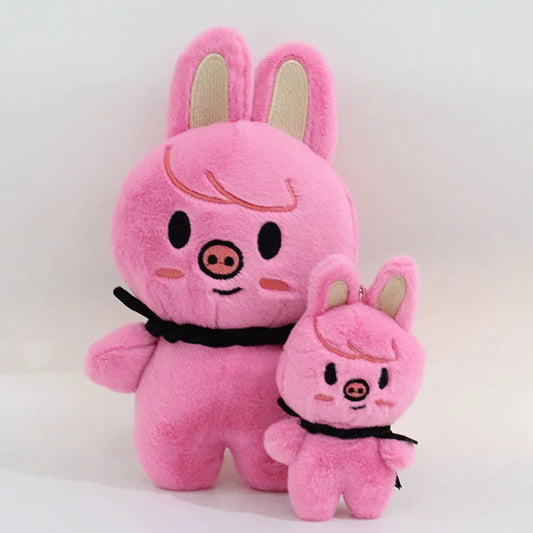Kpop SKZOO Plush Keychain – Cute Dog Pendant Toy for Kids, Backpack Hanging, Birthday Gift