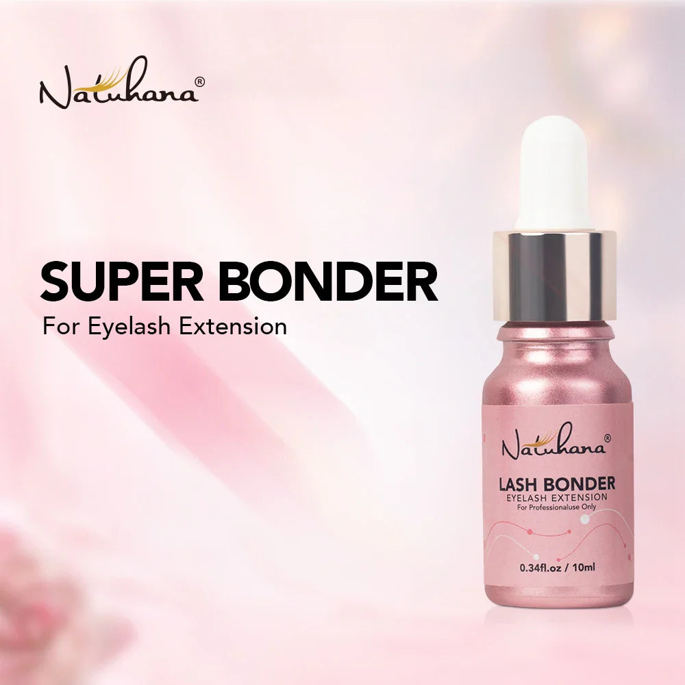 NATUHANA Lash Bonder – Waterproof, Oil-Proof Eyelash Extension Sealant with Long-Lasting Retention and Glue Accelerator