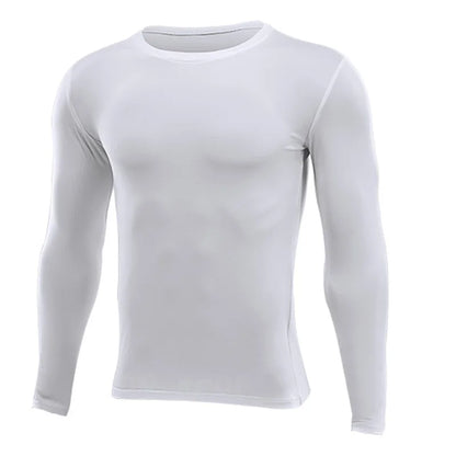 Unisex Compression Long Sleeve Base T-Shirt – Sports Fitness Top for Men, Women & Kids (Running, Gym, Basketball, Football)