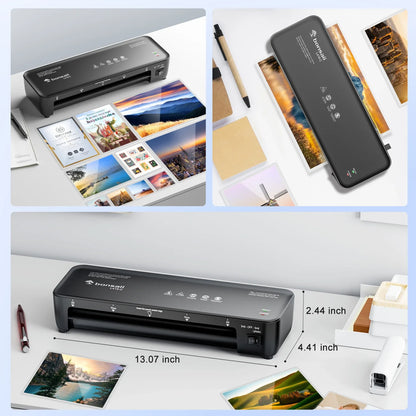 Bonsaii 9-Inch Thermal Laminator – Never Jam Technology for Documents, Posters & Photos, Ideal for Home, Office & School