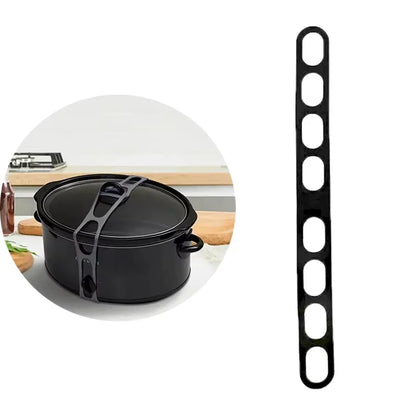 Silicone Lunch Box Fastening Strap – Reusable Universal Lid & Cutlery Holder