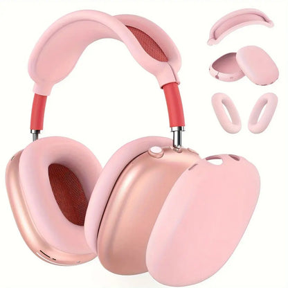 3-in-1 Silicone AirPods Max Case - Soft Shockproof Anti-Scratch Headphone Protector Cover