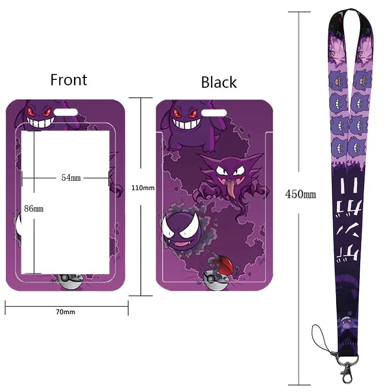Pikachu Neck Strap Lanyard for Keys – ID Badge Holder, Keychain, Key Rings, Fashion Accessory Gift