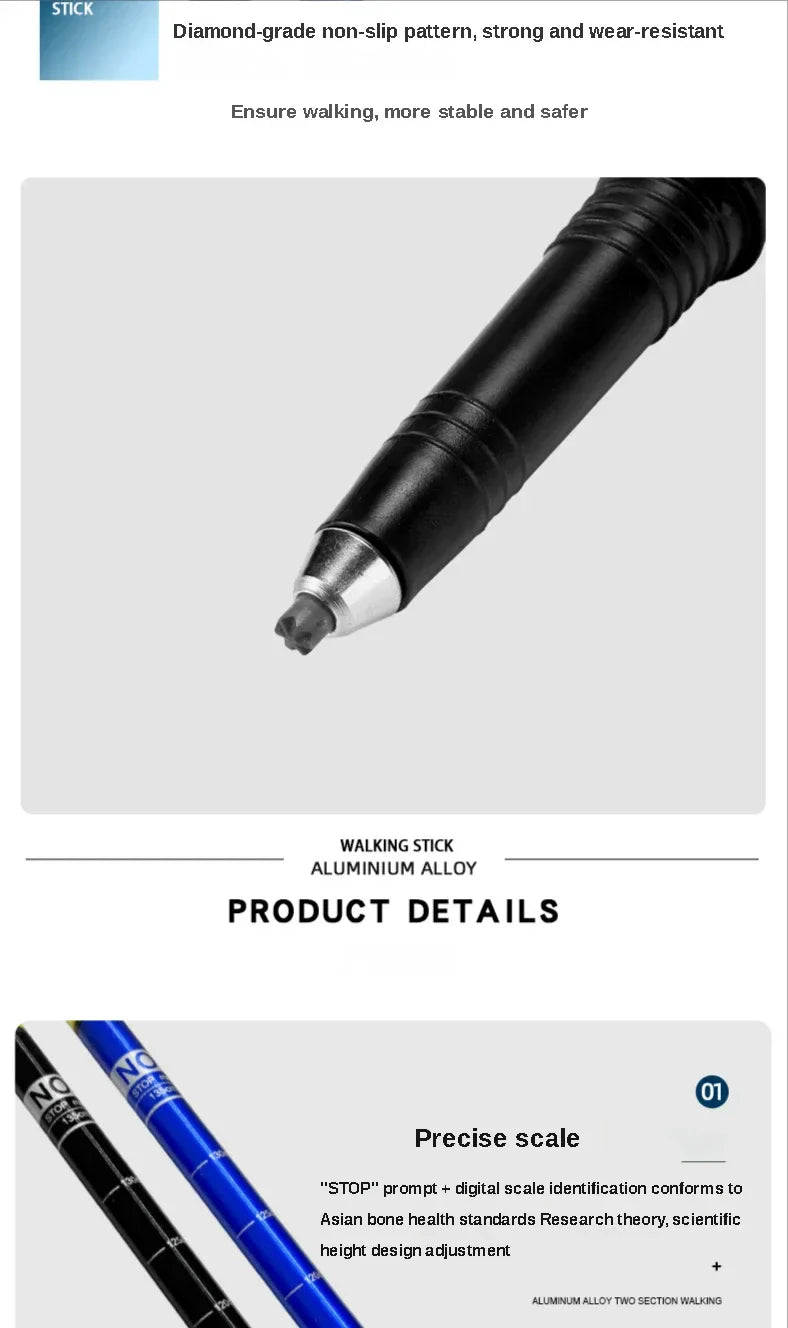 2PCS Nordic Walking Poles — Telescopic 7075 Aluminum Trekking Sticks for Hiking & Senderismo