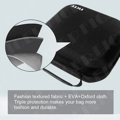 FICEP VR Headset Carrying Case — Hard EVA Portable Storage Bag for Oculus Quest 2, Meta Quest 3 & Pico 4