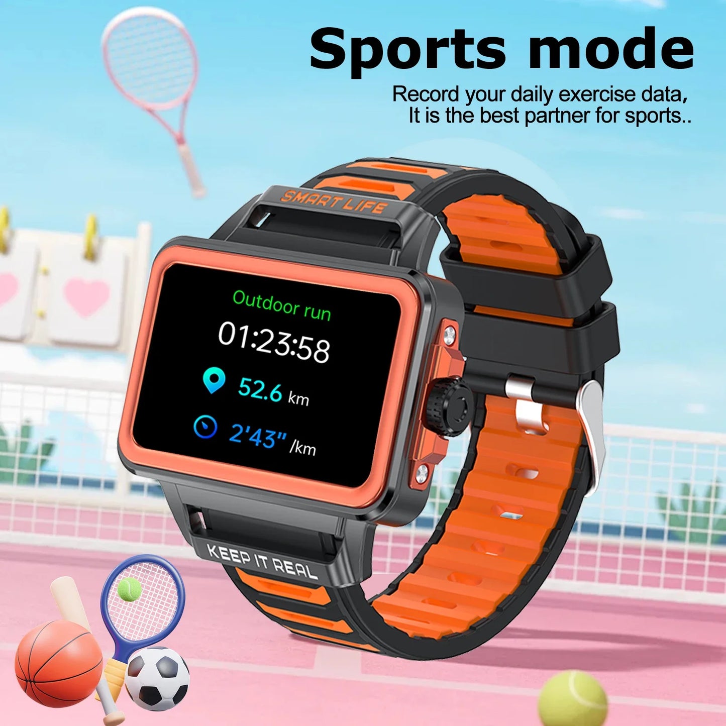 Kids Smartwatch - Mini Games, Multi-Sport Fitness Tracking & Custom Wallpaper for Boys and Girls