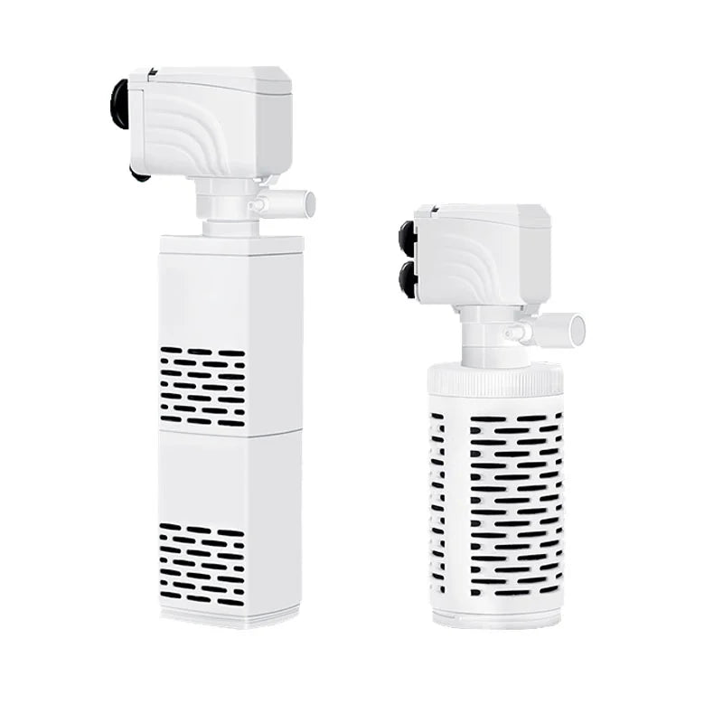 3 in 1 Aquarium Filter Pump – Silent Submersible Air Oxygen Aerator, Water Changer & Wave Maker, 220