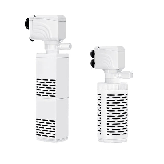 3 in 1 Aquarium Filter Pump – Silent Submersible Air Oxygen Aerator, Water Changer & Wave Maker, 220