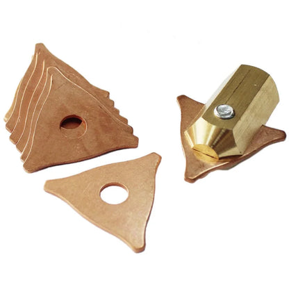 50Pcs Star & Triangle Dent Pulling Washers – Spot Welder Consumables for Automotive Panel Repair & Sheet Metal Welding Machine Accessories