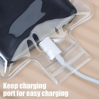 1-10PCS Cycling Rainproof Phone Pouch – High Sensitivity Waterproof Cellphone Cover for iPhone, Samsung, Xiaomi