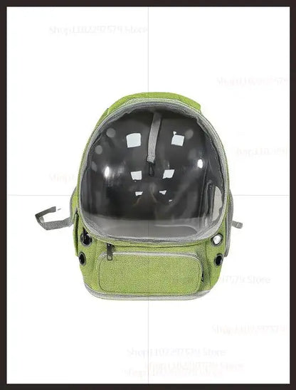 2025 Transparent Pet Carrier Backpack – Breathable Outdoor Travel Bag for Cats & Small Dogs