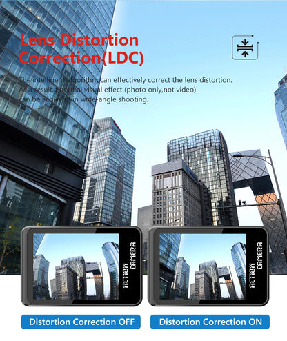 AUSEK S81TRW 5K Action Camera – 4K60FPS, 48MP, EIS, 5X Zoom, 1080P Webcam, Wi-Fi Vlog Sports Cam with Remote & Optional Filters