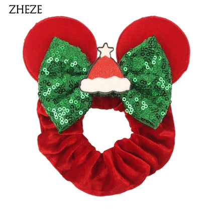 Velvet Mouse Scrunchies - Cute Elastic Ponytail Holders & Hair Accessories for Girls