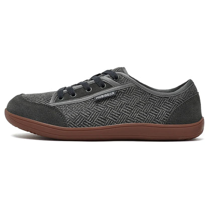 HOBIBEAR Barefoot Shoes for Men & Women | Zero Drop, Wide Toe Minimalist Cowhide Leather Sneakers