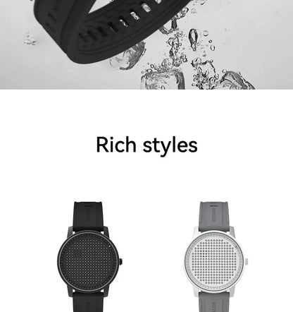 EUTOUR 2025 Magnetic Quartz Casual Watch – Simple Silicone Strap, Unisex Men’s Fashion Watch
