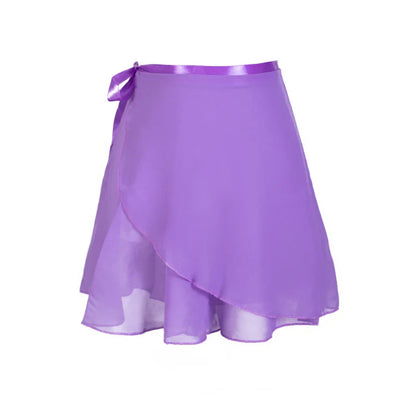 Adult Chiffon Ballet Tutu Wrap Skirt – Women & Girls Dance Gymnastics Training Skirt Lightweight Ballet Faldas Dancewear