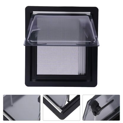 Aluminum RV Hinged Push-Out Window – Caravan & Camper Trailer Accessory, 900x500mm / 450x500mm