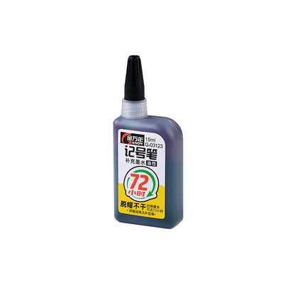 45mm Deep Hole Marker Pen - Waterproof Long Nib Carpenter Pen for Woodworking, Black/Blue/Red Ink