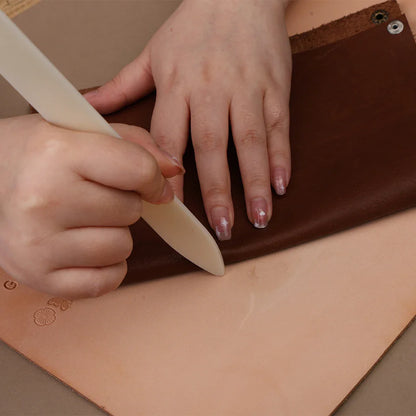 KRABALL Hand Bookbinding Tools Kit — 33/41/49pcs DIY Craft Supplies with Paper Awl, Steel Curved Needles, Ruler & Wax Thread