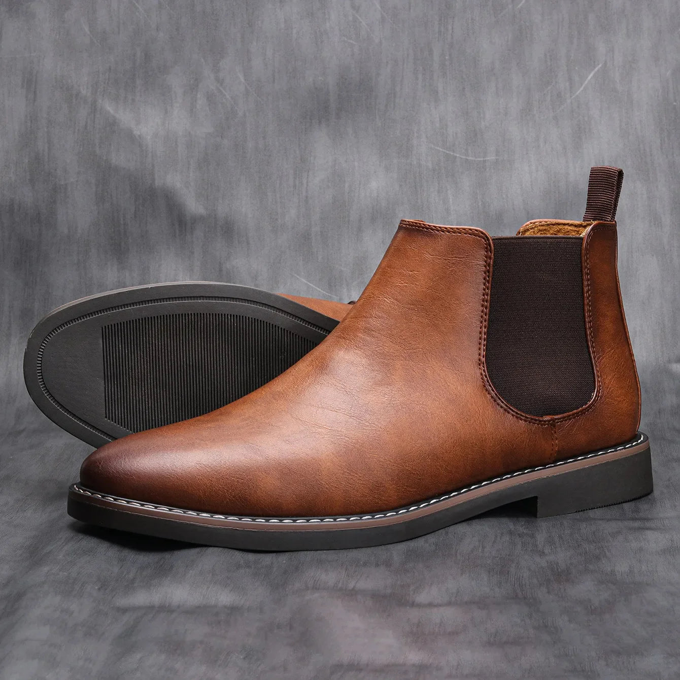 Men's Chelsea Boots 40-46 - Retro Comfortable Fashion Footwear for Stylish Men