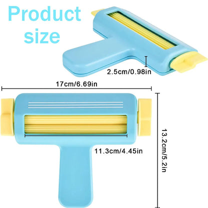 Blue Roller Embossing Tool – Wave Paper Crimper for Handmade Paper Craft & Creasing