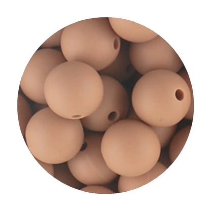 50Pcs Silicone Spacer Beads - 9/12/15mm Round Loose Beads for DIY Necklace Bracelet Jewelry Making