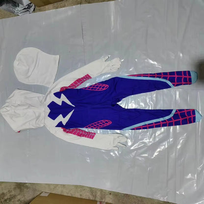 Kids Superhero Costume - Supergirl & Spider Girl Cosplay Zentai Bodysuit Jumpsuit for Halloween