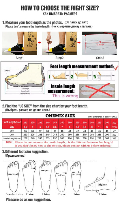 ONEMIX 2025 Carbon Plate Marathon Running Shoes - Ultralight Shock-Absorbing Sneakers with Stable Support