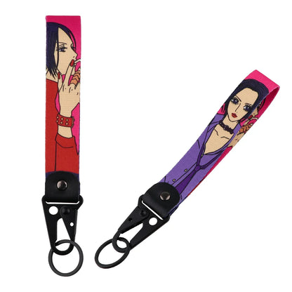 Anime Eagle Beak Keychain – Cool Short Lanyard for Phone, Badge Holder & USB Pendant