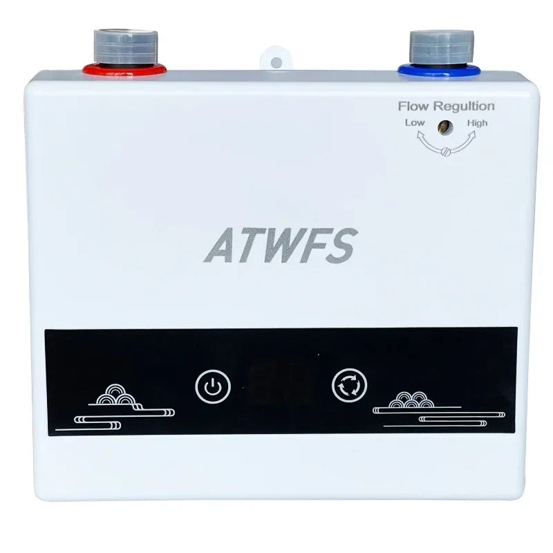ATWFS 220V 4600W Instant Electric Water Heater – Portable Hot Water Shower & Kitchen Heating System