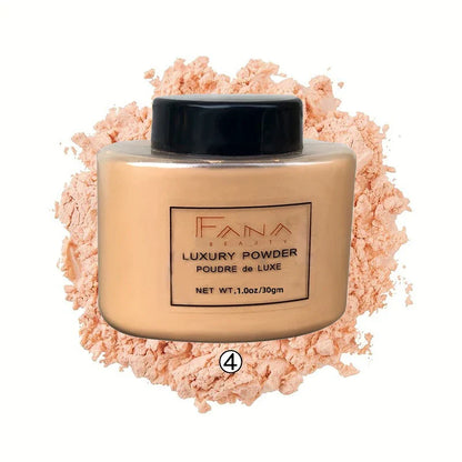 4 Colors Luxury Banana Setting Powder – Long-Lasting, Waterproof & Oil-Control Face Powder